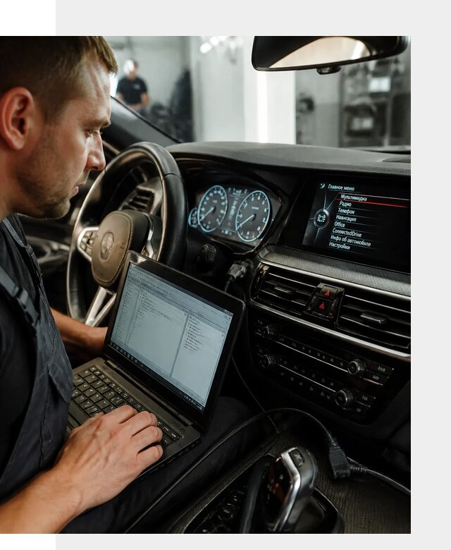 Русификация приборной панели BMW для авто в Аксае от компании