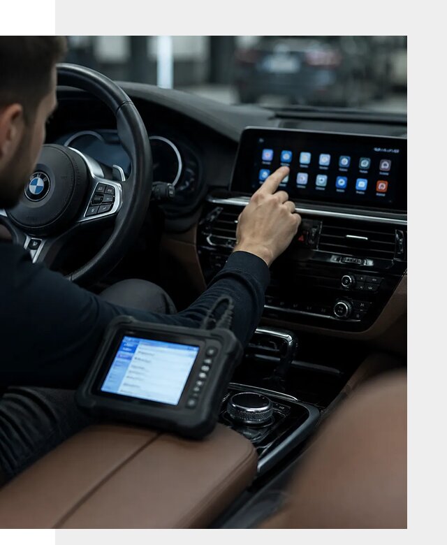 Установка приложений и мультимедиа сервисов BMW в Аксае