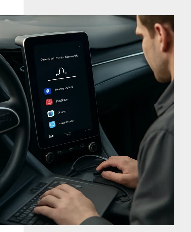 Установка приложений Lynk Co на автомобиль в Аксае