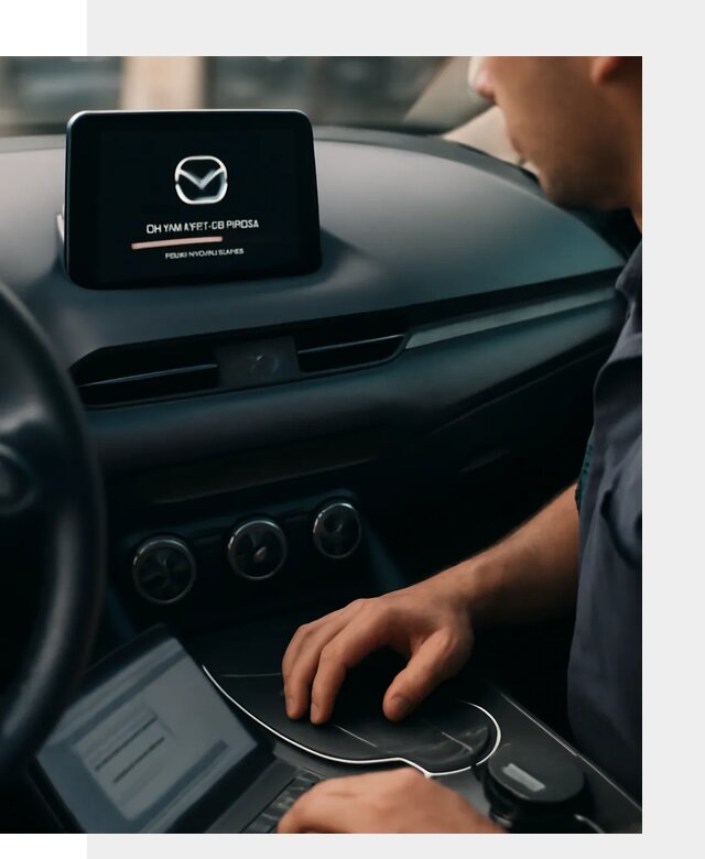 Установка приложений Mazda на мультимедийную систему в Аксае