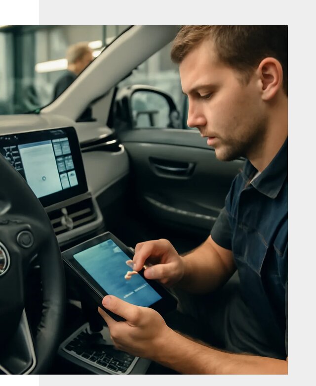 Установка приложений Toyota на мультимедиа в Аксае